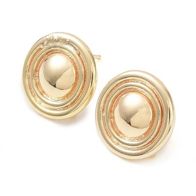 Brass Stud Earring Finding