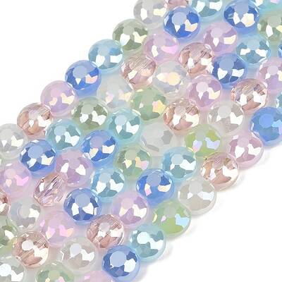 Electroplate Glass Beads Strands