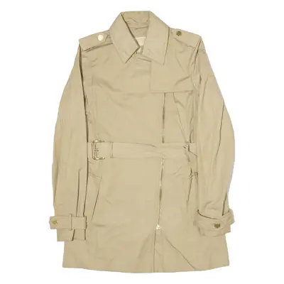 MICHAEL KORS Womens Trench Coat Beige XS