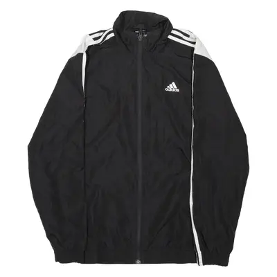 ADIDAS Mens Track Jacket Black L