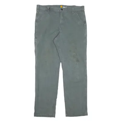 CARHARTT Workwear Jeans Grey Denim Relaxed Straight Mens W36 L32