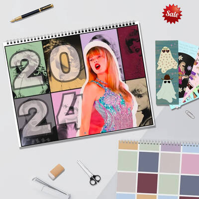 In My 2024 Era Wall Calendar, Custom Taylor Swift Version Calendar, Taylor Swift All Albums