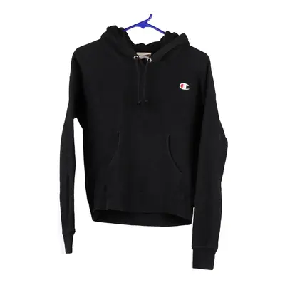 Reverse Weave Champion Hoodie - XS Black Cotton Blend