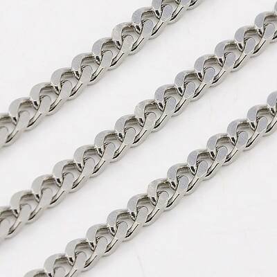 Non-Tarnish 3.28 Feet 304 Stainless Steel Twist Chains