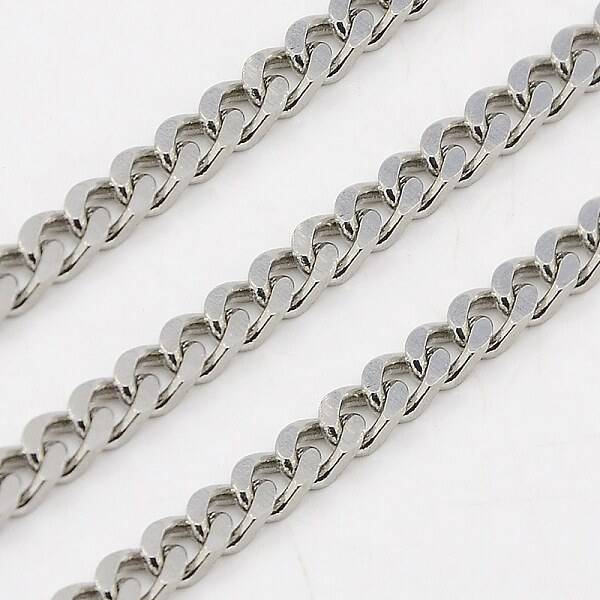 Non-Tarnish 3.28 Feet 304 Stainless Steel Twist Chains