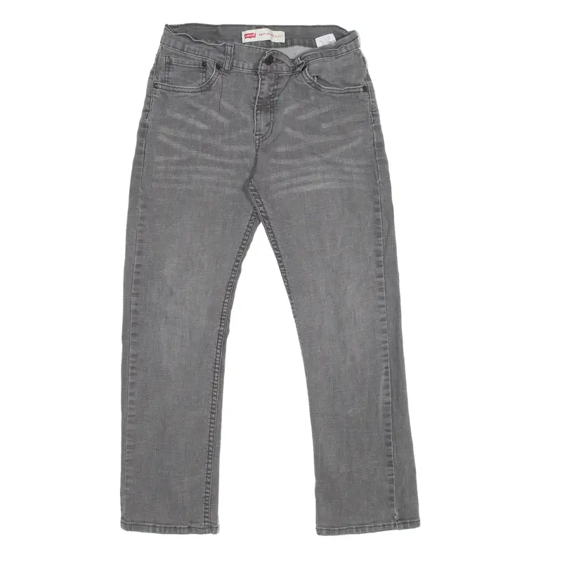 LEVI'S 541 Jeans Grey Denim Athletic Tapered Boys W27 L27