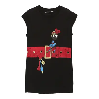 Love Moschino T-Shirt Dress - Small Black Cotton | Size: small