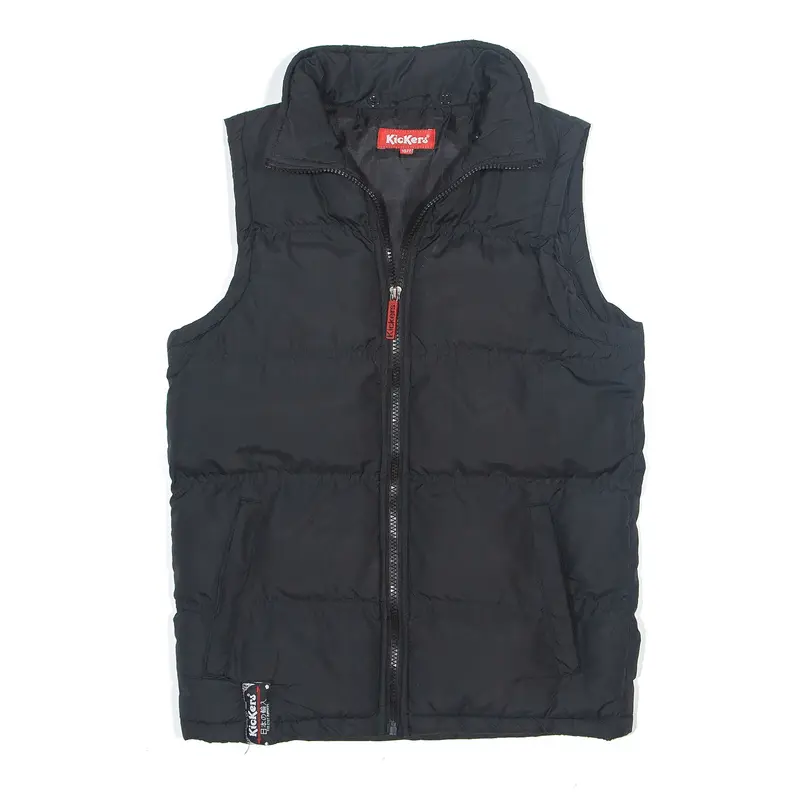 KICKERS Black Puffer Jacket 10-11 Years