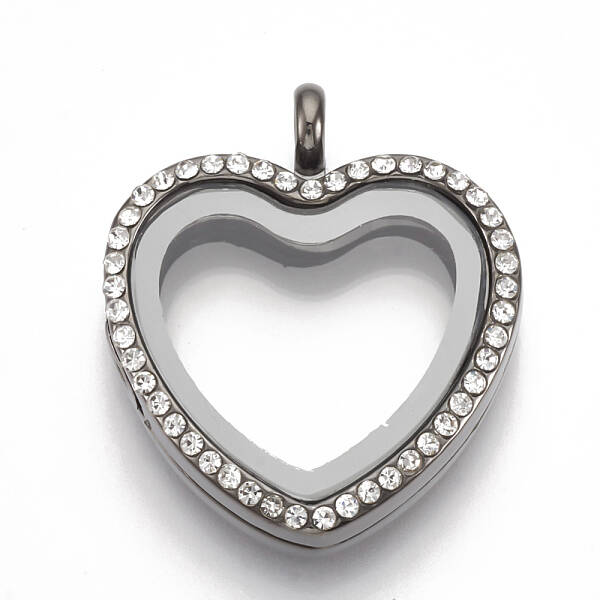 Alloy Magnetic Locket Pendants