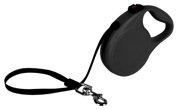 Trail Retractable Leash - Small - Black - 16'