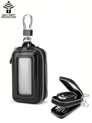 Fashionable Zipper Car Key Case, Multi-functional Key Case, Key Wallet for Men & Women, Bag Accessories for Daily Use, Mother...