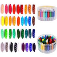 Washable Crayon Set, 12/24/36pcs/set Colorful Non-toxic Crayon, Art Supplies for Students, Painting Supplies for Home School ...
