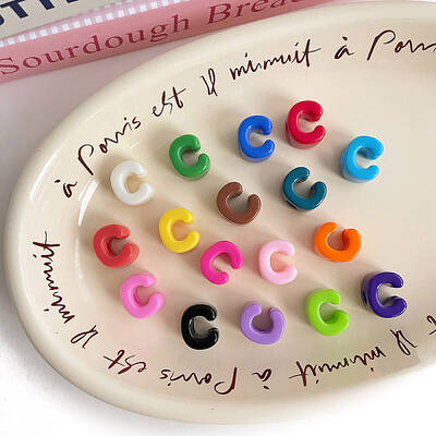 Opaque Acrylic European Beads