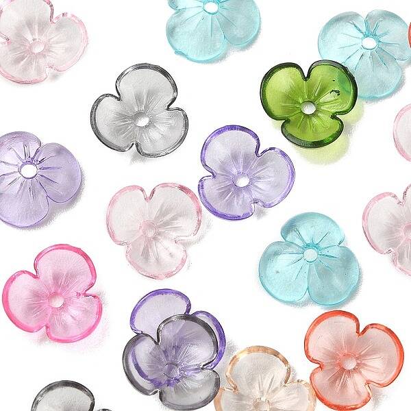 Transparent Acrylic Bead Caps