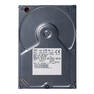 46H6134 IBM 2.1GB Ultra SCSI 5400 3.5-Inch Hard Drive