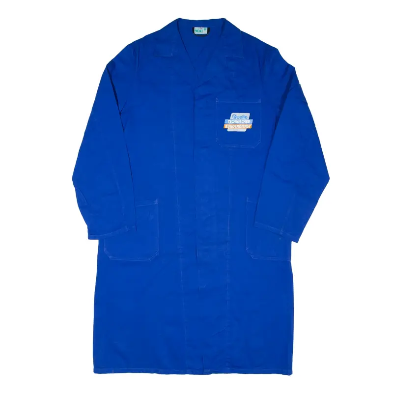 HAGER JOB FASHIONS Swiss Workwear Chore Jacket Blue 90s Mens L