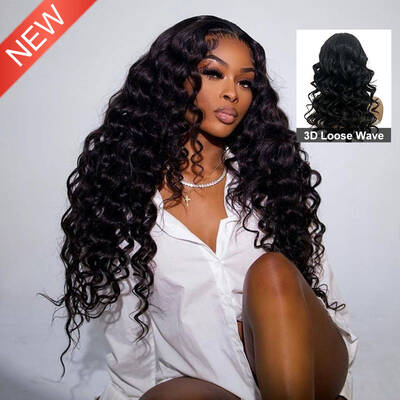 9x6 M-Cap 3D Loose Wave Wear Go Wig Pre Bleached Tiny Knots