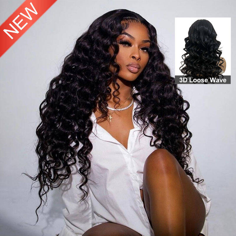 9x6 M-Cap 3D Loose Wave Wear Go Wig Pre Bleached Tiny Knots
