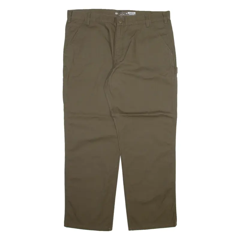 CARHARTT Carpenter Workwear Mens Trousers Grey Relaxed Straight W42 L32