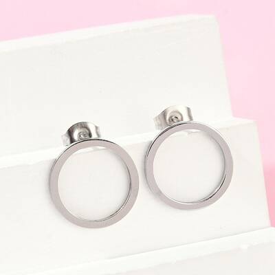 304 Stainless Steel Stud Earrings