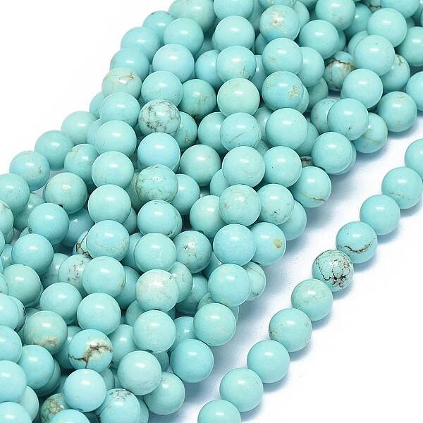 Natural Magnesite Beads Strands