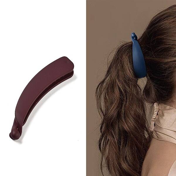 Plastic Banana Hair Clips