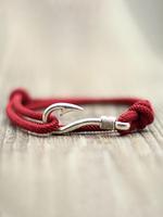 Men's Vintage Fish Hook Design Bracelet, Adjustable Braided Bracelet for Men, Fashion Jewelry for Party, Daily Clothing Decor...