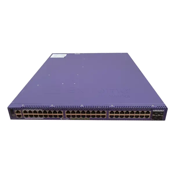 Extreme Networks X460-G2-48P-GE4 | X460 Series 52 x RJ-45 Ports PoE+ 10/100/1000Base-T + 2 x SFP+ Ports + 2 x QSFP+ Ports Lay...