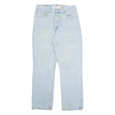 LEVI'S 505 Jeans Mens Blue Regular Straight Stone Wash W32 L30