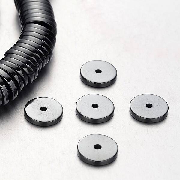 Non-magnetic Synthetic Hematite Beads Strands