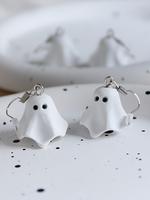 Ghost Design Dangle Earrings, Cute Ghost Design Dangle Earrings, Fashion Jewelry Accessories for Women & Girls, Trendy All-ma...