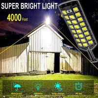 598LED Solar Street Light, High-Power 6500K LED Dusk to Dawn Light, Wide Angle Motion Sensor, 3Modes, Remote Control, Perfect...