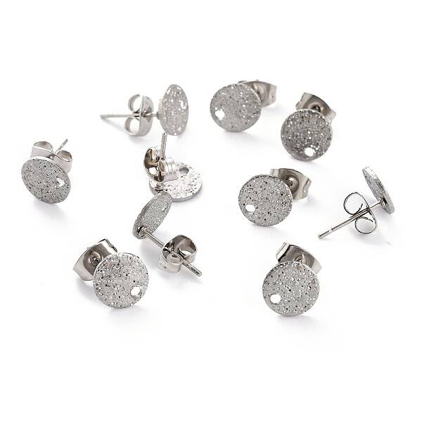 Non-Tarnish 304 Stainless Steel Stud Earring Findings