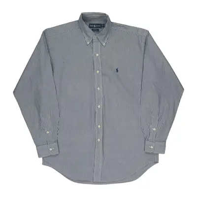 Blake Ralph Lauren Striped Shirt - Medium Blue Cotton