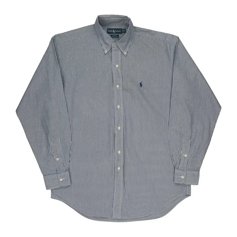 Blake Ralph Lauren Striped Shirt - Medium Blue Cotton