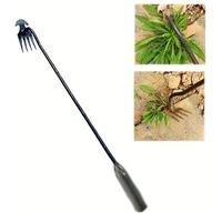Manual Root Puller, Manual Manganese Steel Weeding Tool with 4 Teeth, for Yard and Garden, Pine Soil Hoe, Garden Tools, Gar...