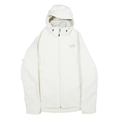 THE NORTH FACE Mesh Lined Womens Jacket White Hooded S