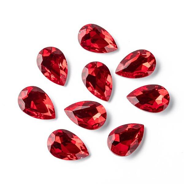 Glass Point Back Rhinestone