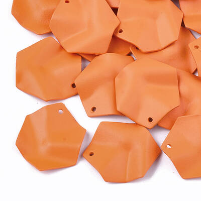 Spray Painted Iron Pendants