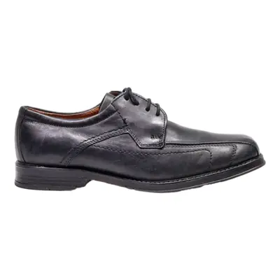 GIORGIO VENUTI Derby Shoes Black Leather Womens UK 4