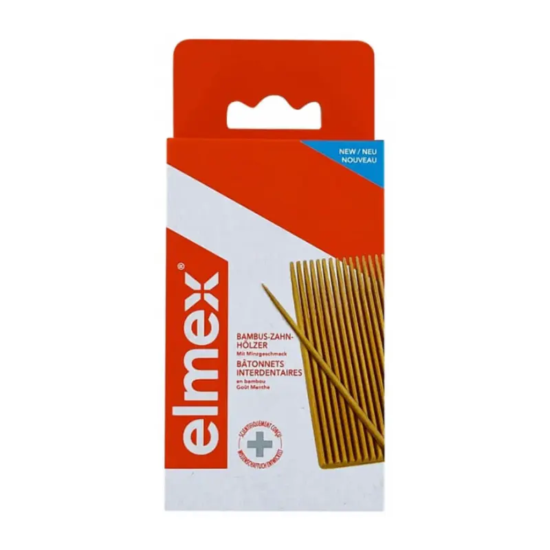 Elmex Bamboo Interdental Sticks Caries Protection x32