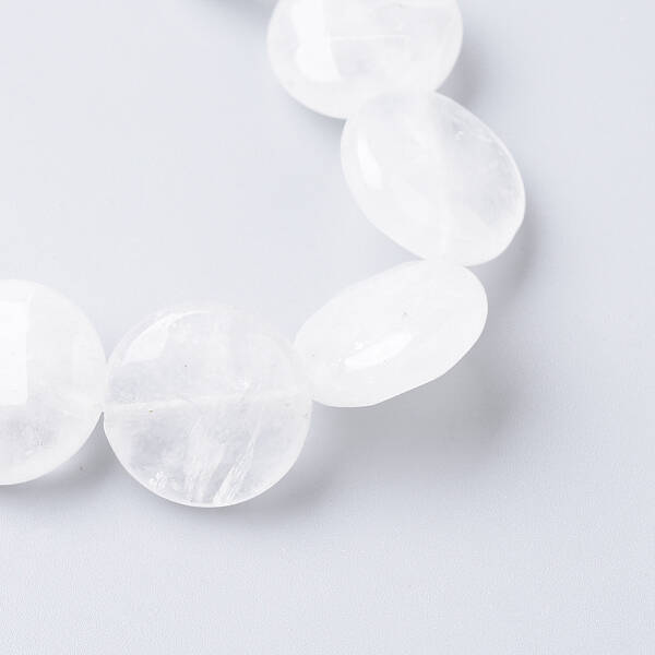 Natural Quartz Crystal Bead Strands