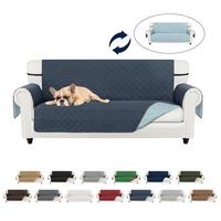 Easy-Going Reversible Couch Cover for Dogs, Water Resistant Sofa Protector Slipcover with Foam Sticks Elastic Straps for Pet,...