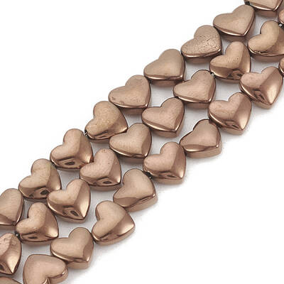 Electroplate Non-magnetic Synthetic Hematite Beads Strands
