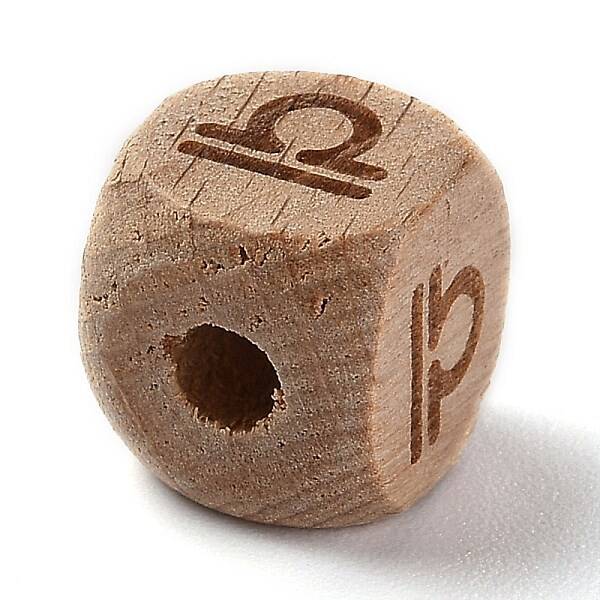 Natural Wood Constellation Beads