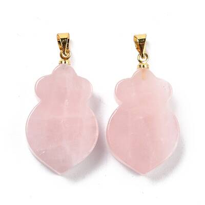 Natural Rose Quartz Pendants