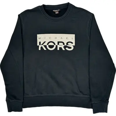 Michael Kors Sweatshirt - Medium - Black Cotton Blend