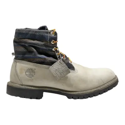 TIMBERLAND Lace-Up Boots Beige Synthetic Mens UK 9.5