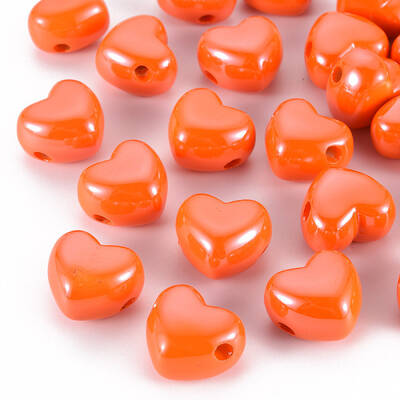 Opaque Acrylic European Beads