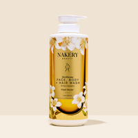 Nakery SkinRenew Face, Body Skincare + Hair Cleanser - 1 Liter - 8 scents